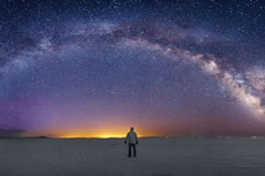 Stargazing in the salar.