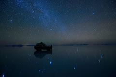 Stargazing in Uyuni.