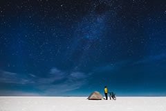 You can bring or rent a tent too.