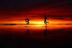 Uyuni sunset.