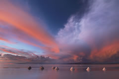 Pink sunset.