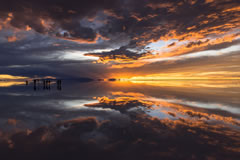 Clouds at sunset.